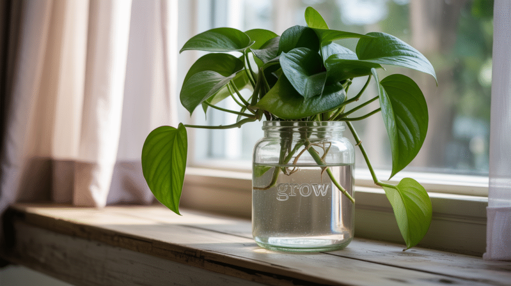 Growing Money Plant in Water