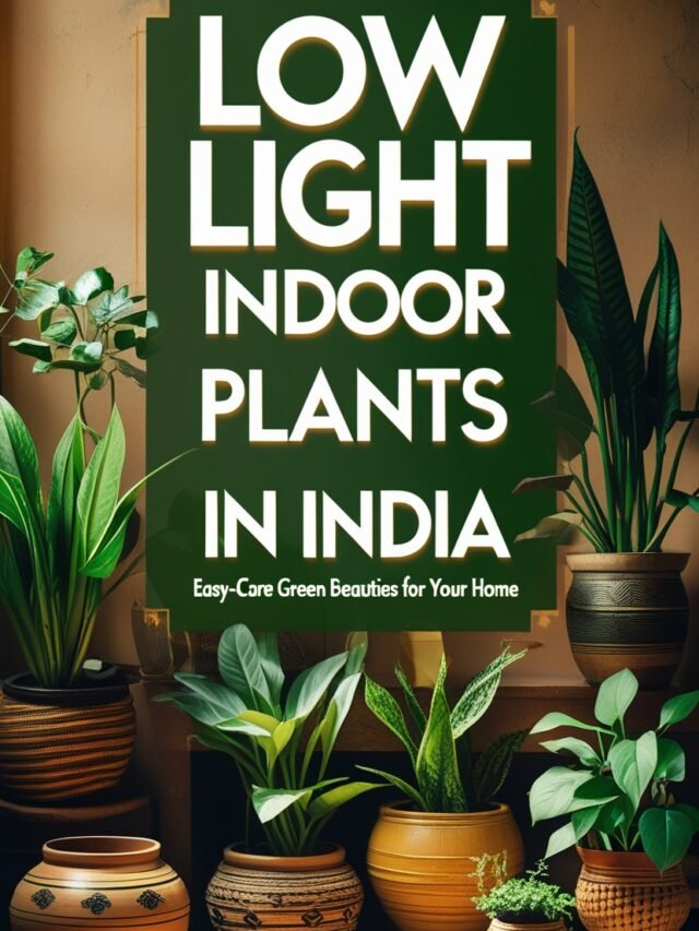 Low Light Indoor Plants in India