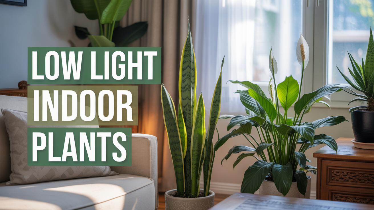🌿 Low Light Indoor Plants in India Easy-Care Green Beauties for Your Home