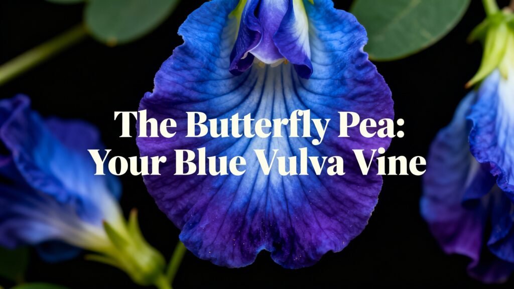 Flowers That Look Like Vaginas: Nature's Cheeky Designs 3 The Butterfly Pea: Your Blue Vulva Vine