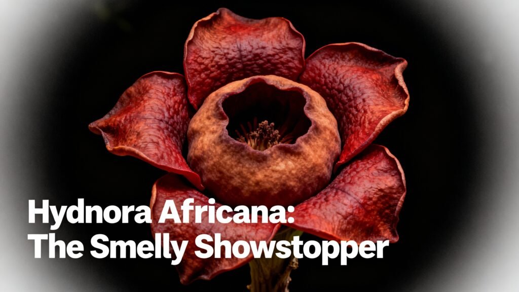 Flowers That Look Like Vaginas: Nature's Cheeky Designs 4 Hydnora Africana: The Smelly Showstopper
