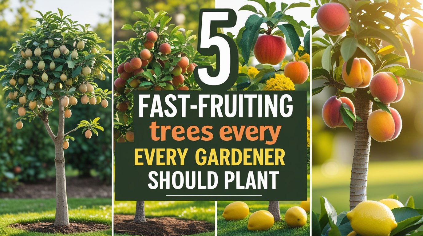 5 Fast-Fruiting Trees Every Gardener Should Plant for Quick Harvests