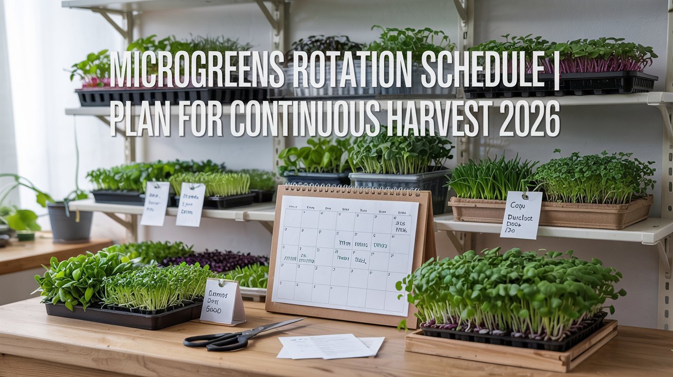 Microgreens Rotation Schedule: Achieving Continuous Harvest Year-Round