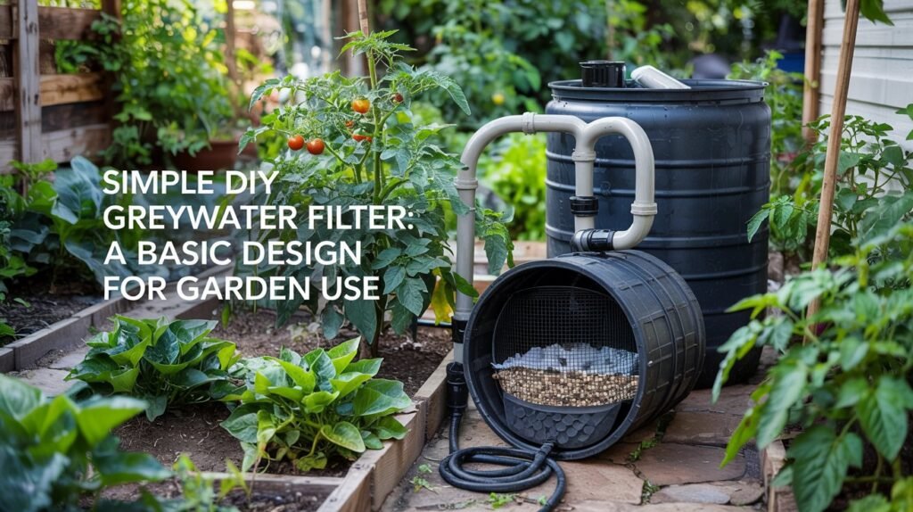 Simple DIY Greywater Filter: A Basic Design for Garden Use 2 Simple DIY Greywater Filter: A Basic Design for Garden Use