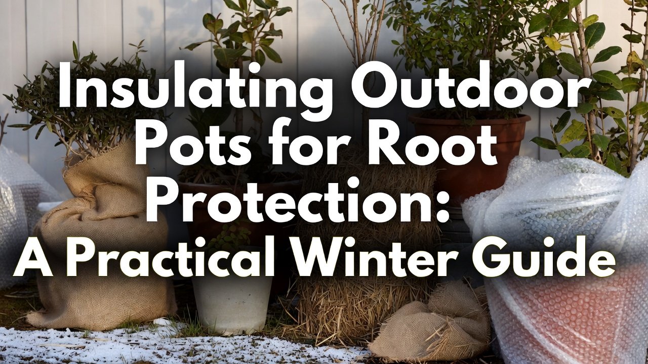 Insulating Outdoor Pots for Root Protection: A Practical Winter Guide