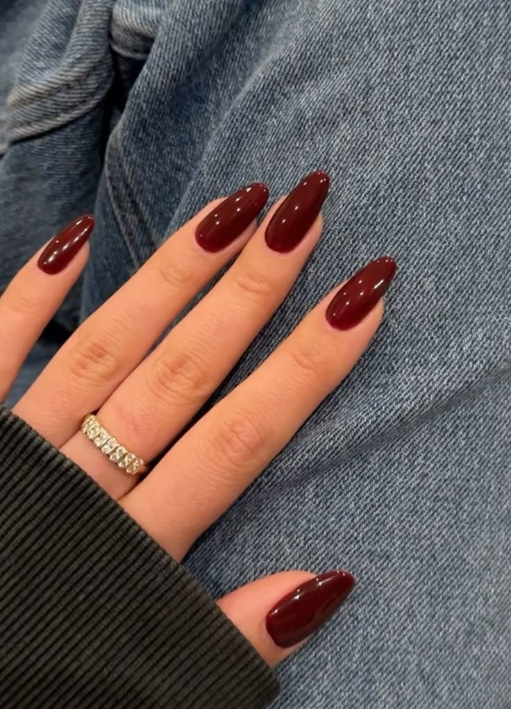 20+ Trendy February Nail Designs for Valentine's Day 2026 19 Berry or Wine Shades