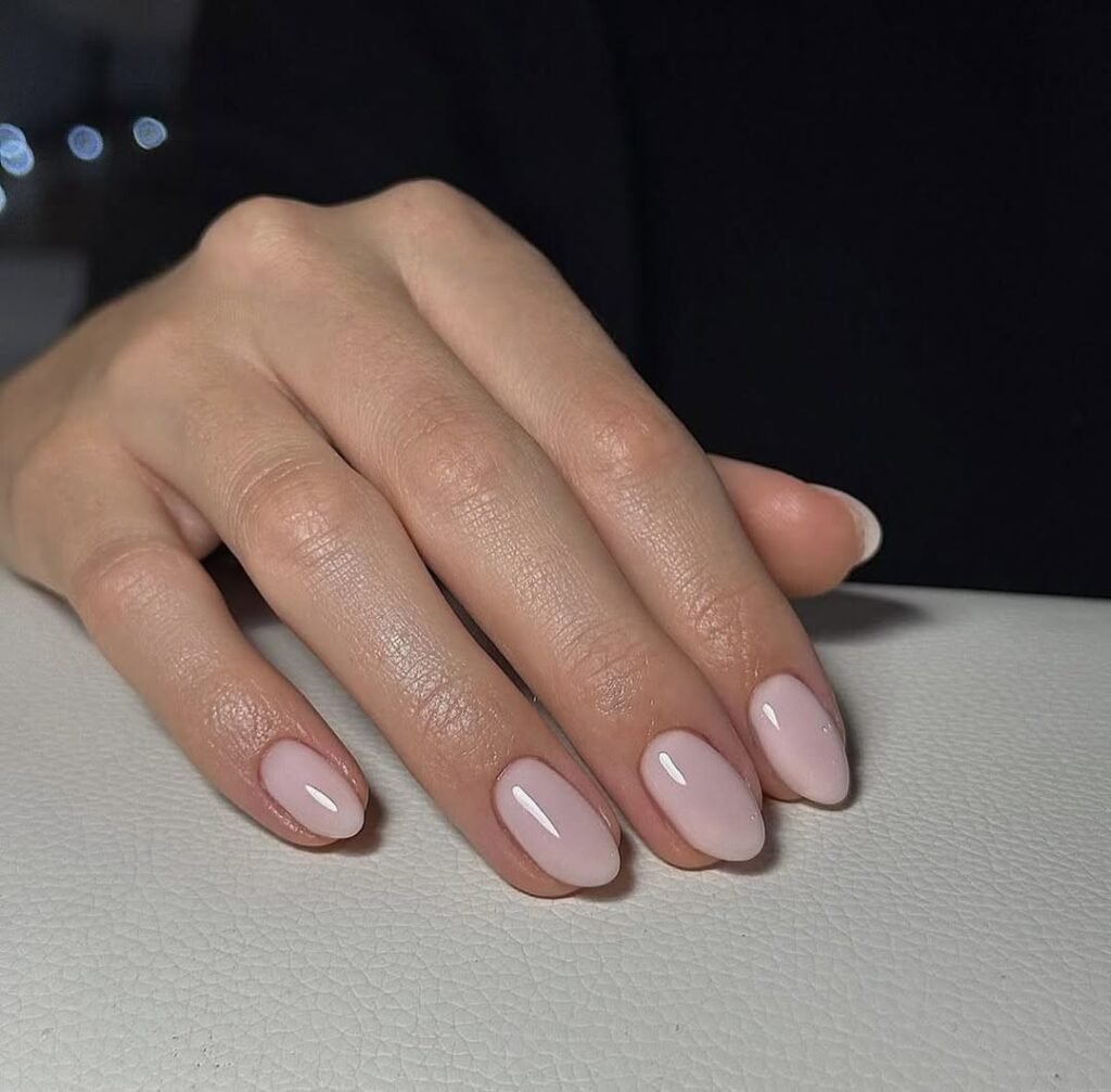 Soap Nails in Pale Pink