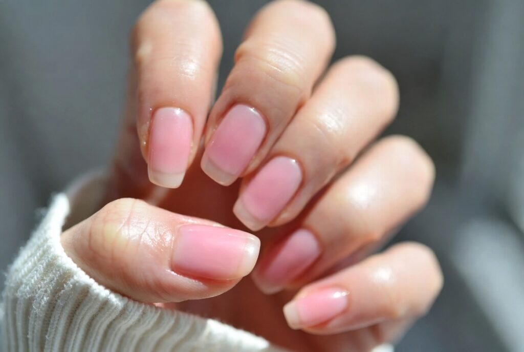 20+ Trendy February Nail Designs for Valentine's Day 2026 8 Milky Pink Base Nail Designs -
A sheer, rose-tinted milky pink provides an understated romantic feel. Ideal for everyday wear with a Valentine's nod.