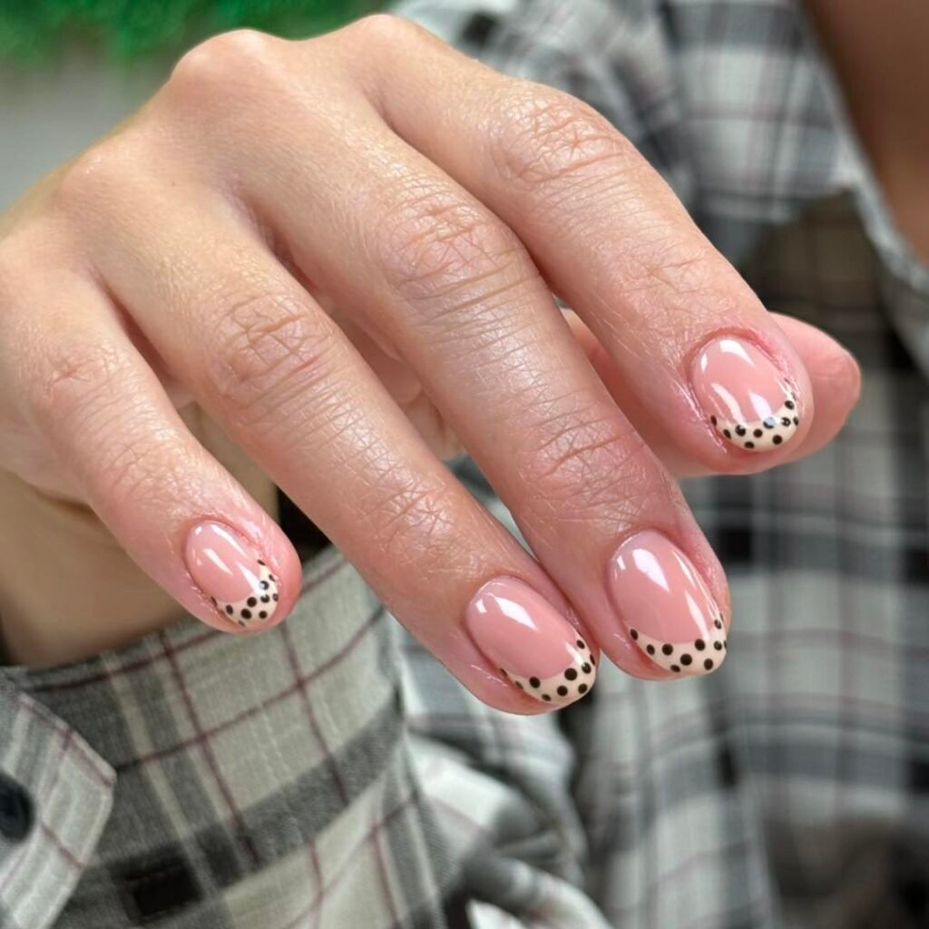 Polka Dot French Twist